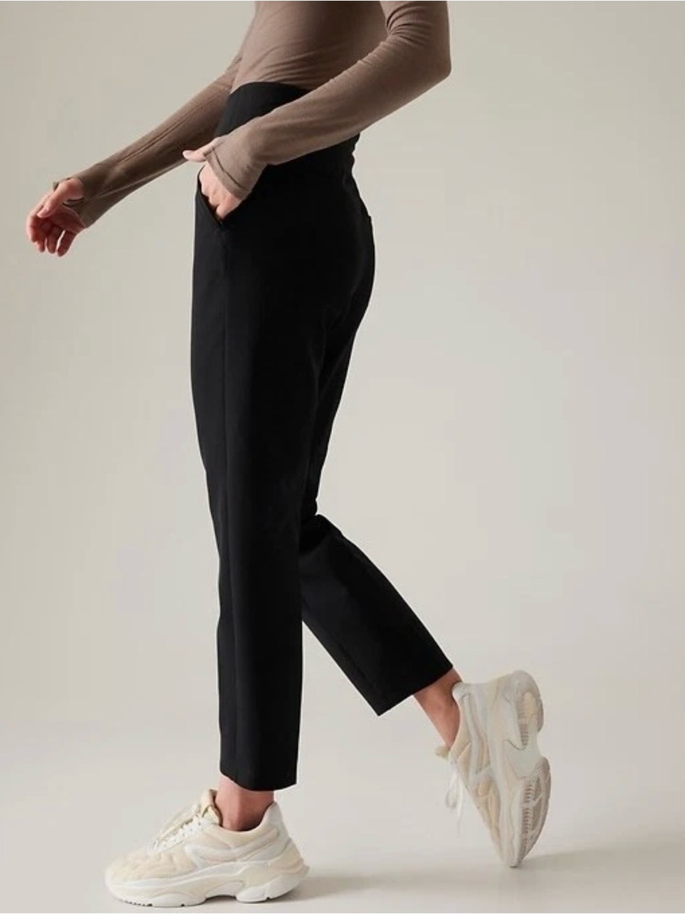 Athleta Endless Black pants worn twice size 8